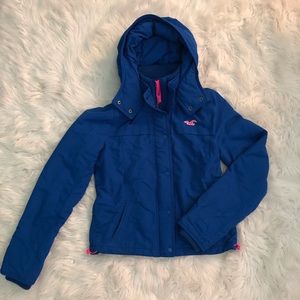 Hollister | Blue and Pink Winter Jacket